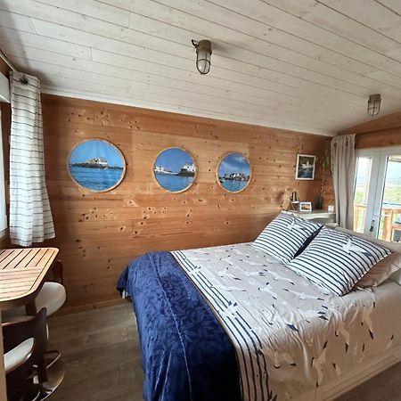 Chambre cabine avec vue mer à la Villa plein vent Barneville-Carteret Exterior foto