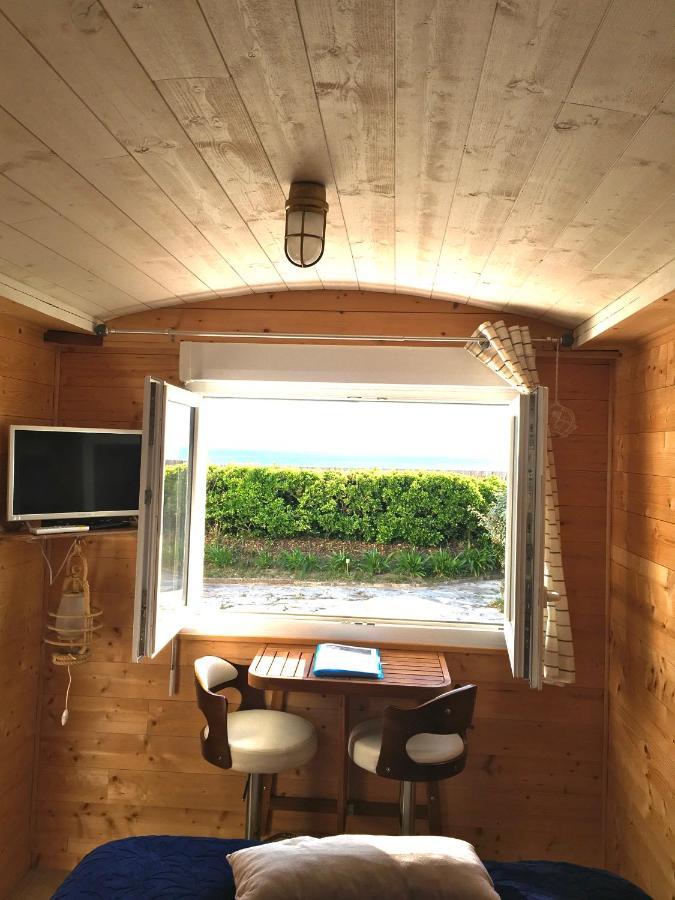 Chambre cabine avec vue mer à la Villa plein vent Barneville-Carteret Exterior foto