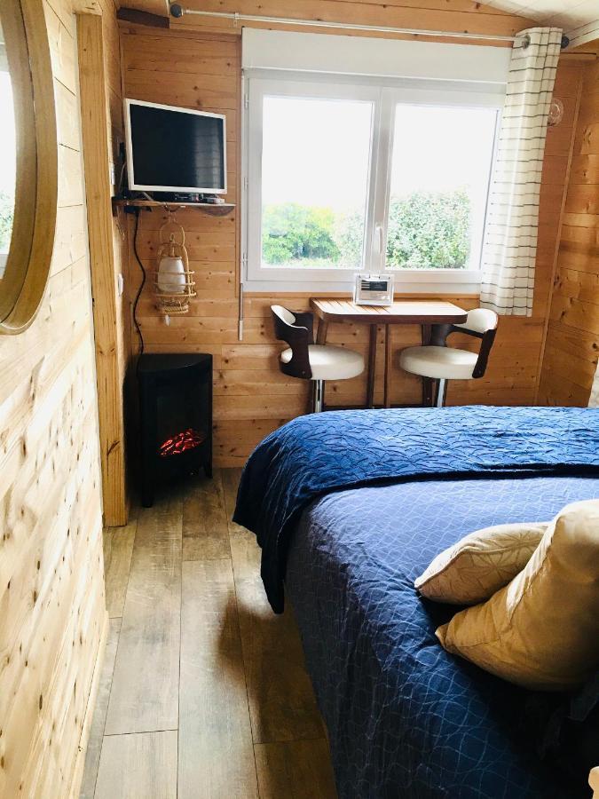 Chambre cabine avec vue mer à la Villa plein vent Barneville-Carteret Exterior foto