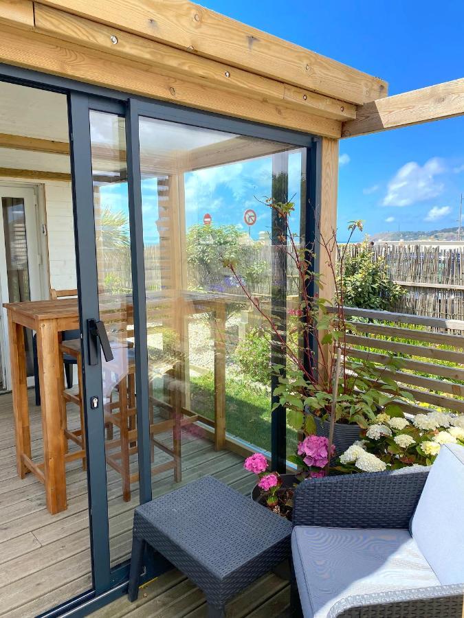 Chambre cabine avec vue mer à la Villa plein vent Barneville-Carteret Exterior foto