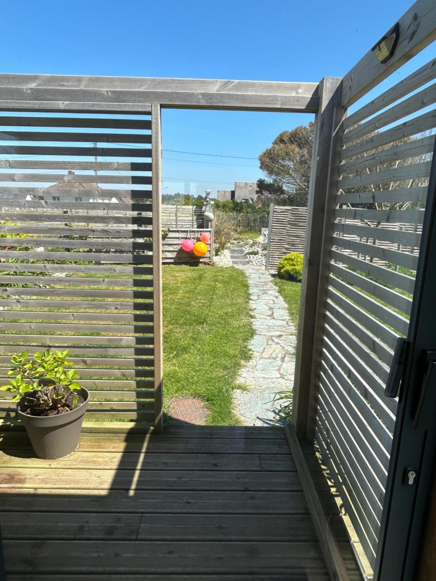 Chambre cabine avec vue mer à la Villa plein vent Barneville-Carteret Exterior foto